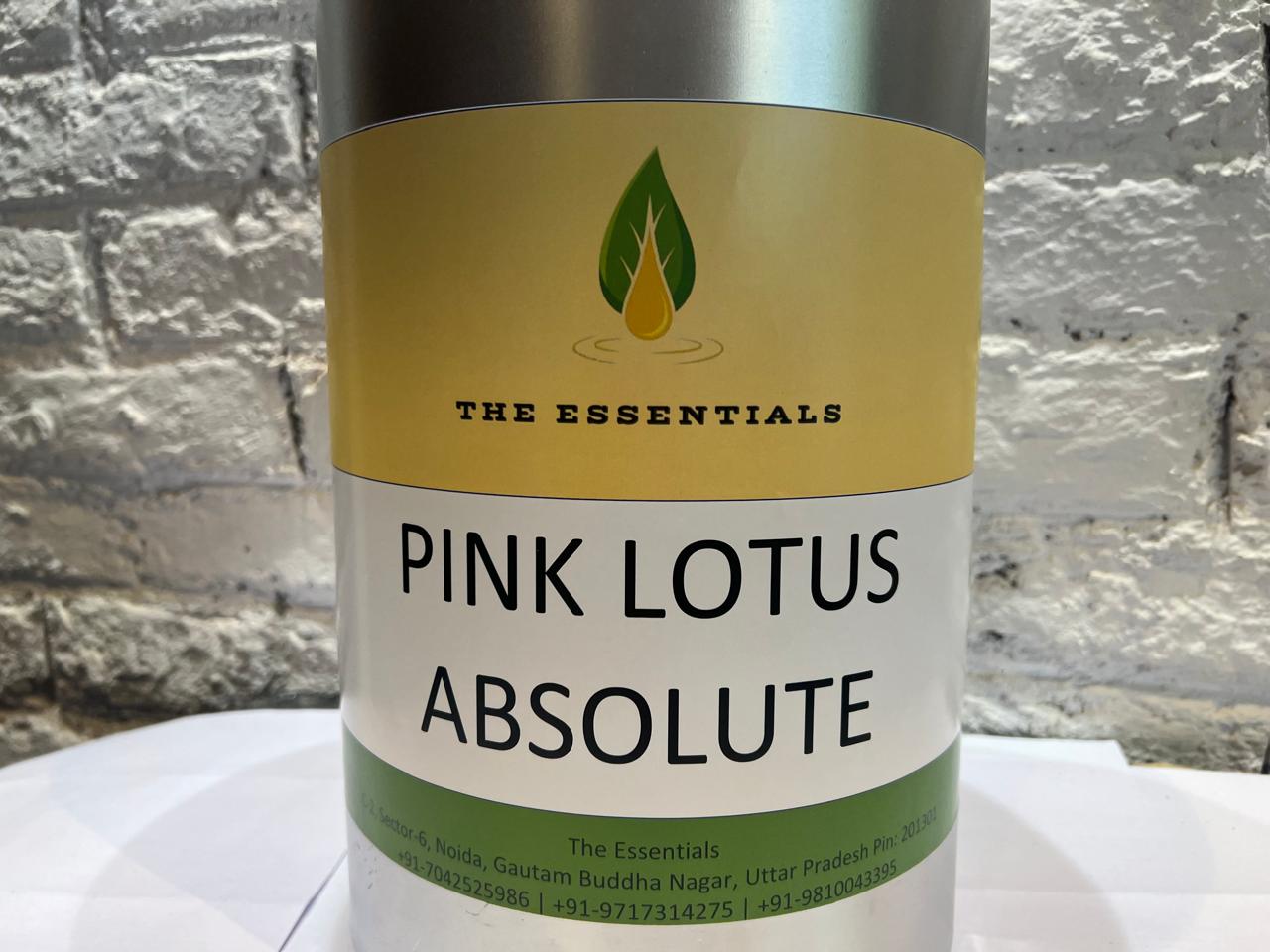 The essential oils products, Pink Lotus Absolute